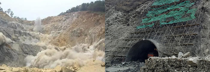 公路隧道掘进爆破施工监测