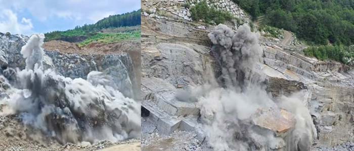 爆破振动监测环境